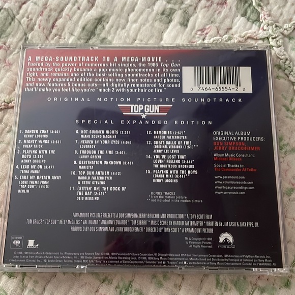 Top Gun Soundtrack - Picture 2 of 3